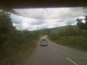 Jalan poros Samarinda - Melak, jalan menuju Kutai Barat