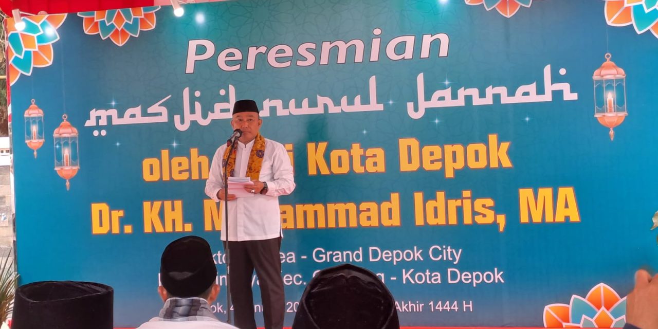 Wali Kota Depok Resmikan Masjid Nurul Jannah Azalea