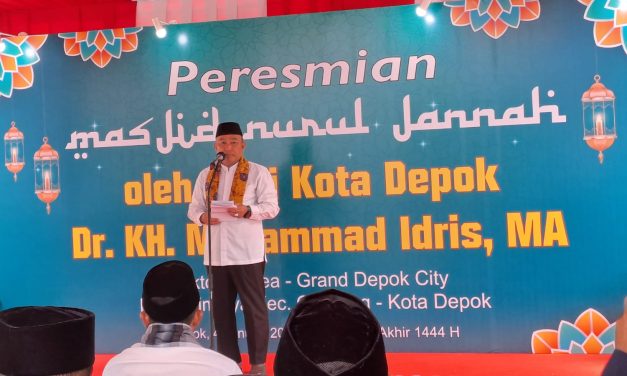 Wali Kota Depok Resmikan Masjid Nurul Jannah Azalea